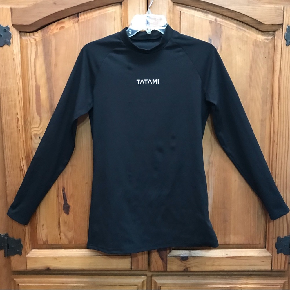 Tatami Fight Gear Black Long Sleeve Rash Guard